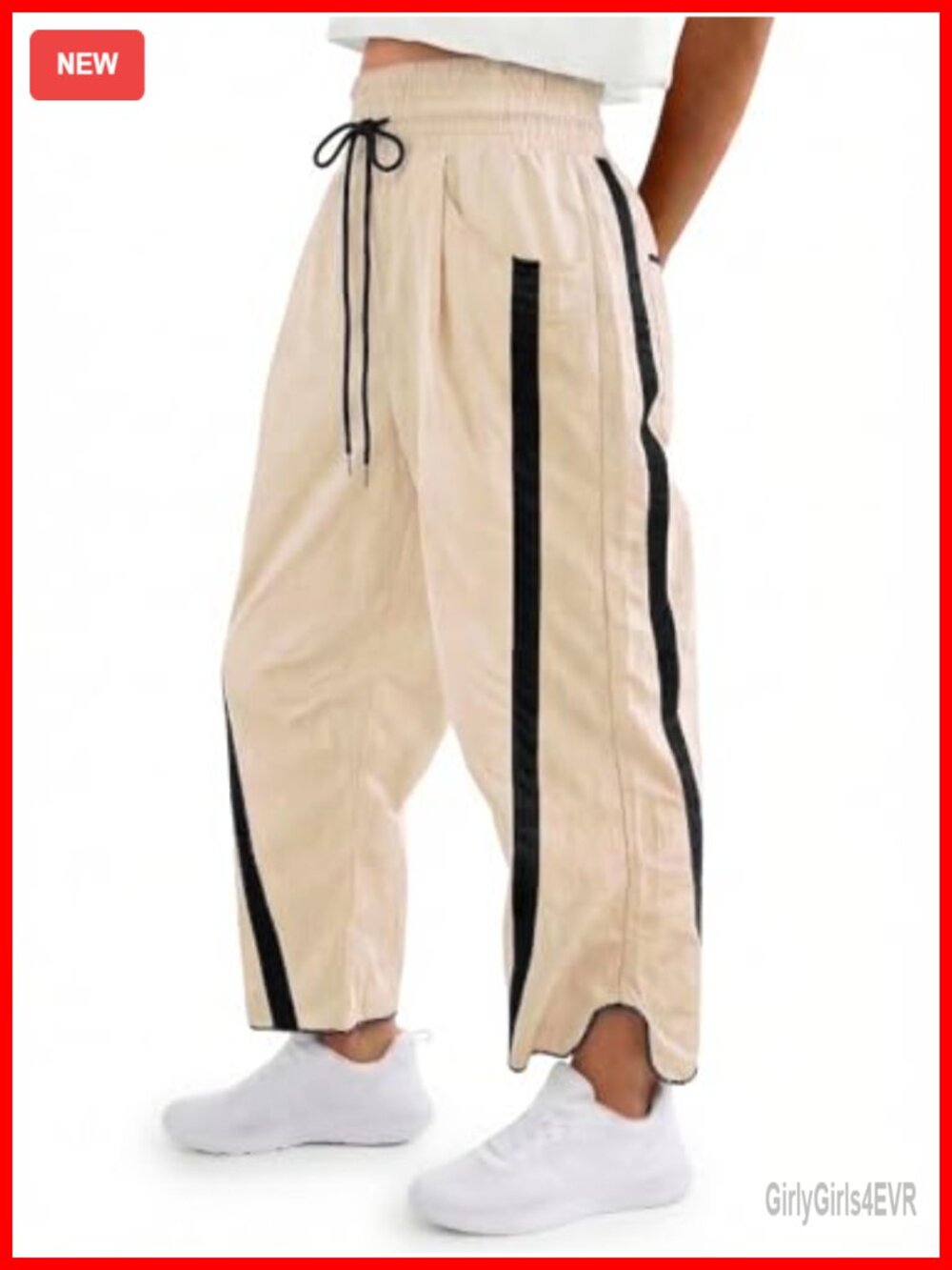 HNHNYXC Women's Baggy Track Pants Y2K Wide Leg High Waisted